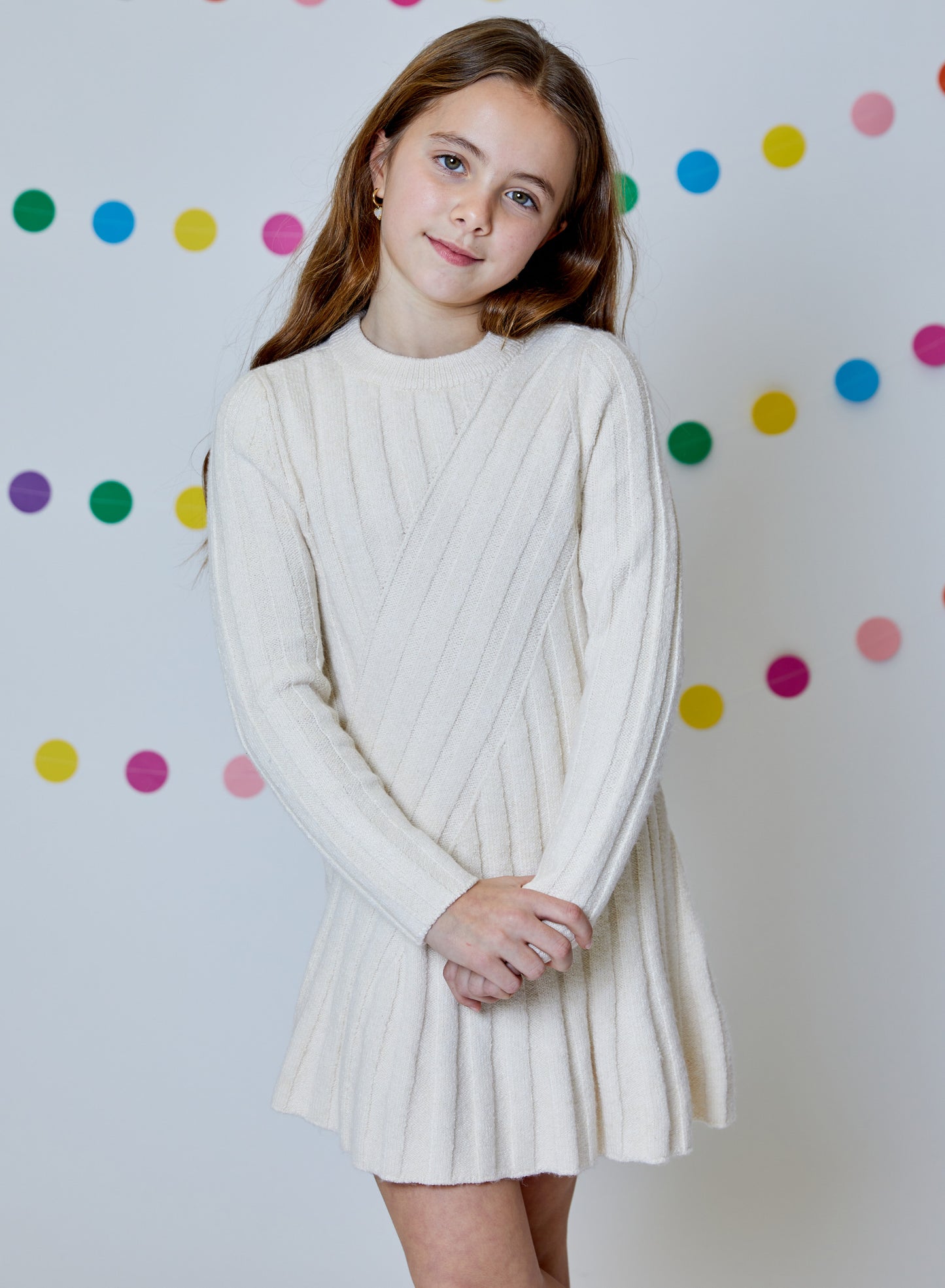 Cable Knit Sweater Dress