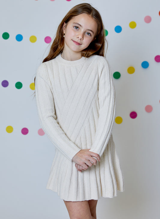 Cable Knit Sweater Dress