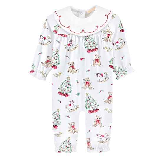 Holiday Time Printed Playsuit