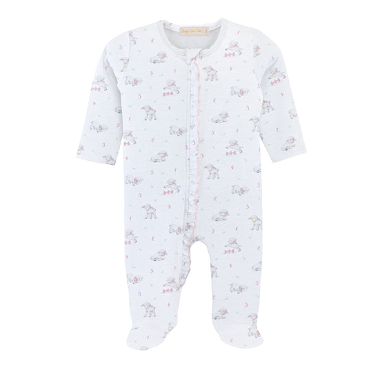 Baby Sheep Girl Footie