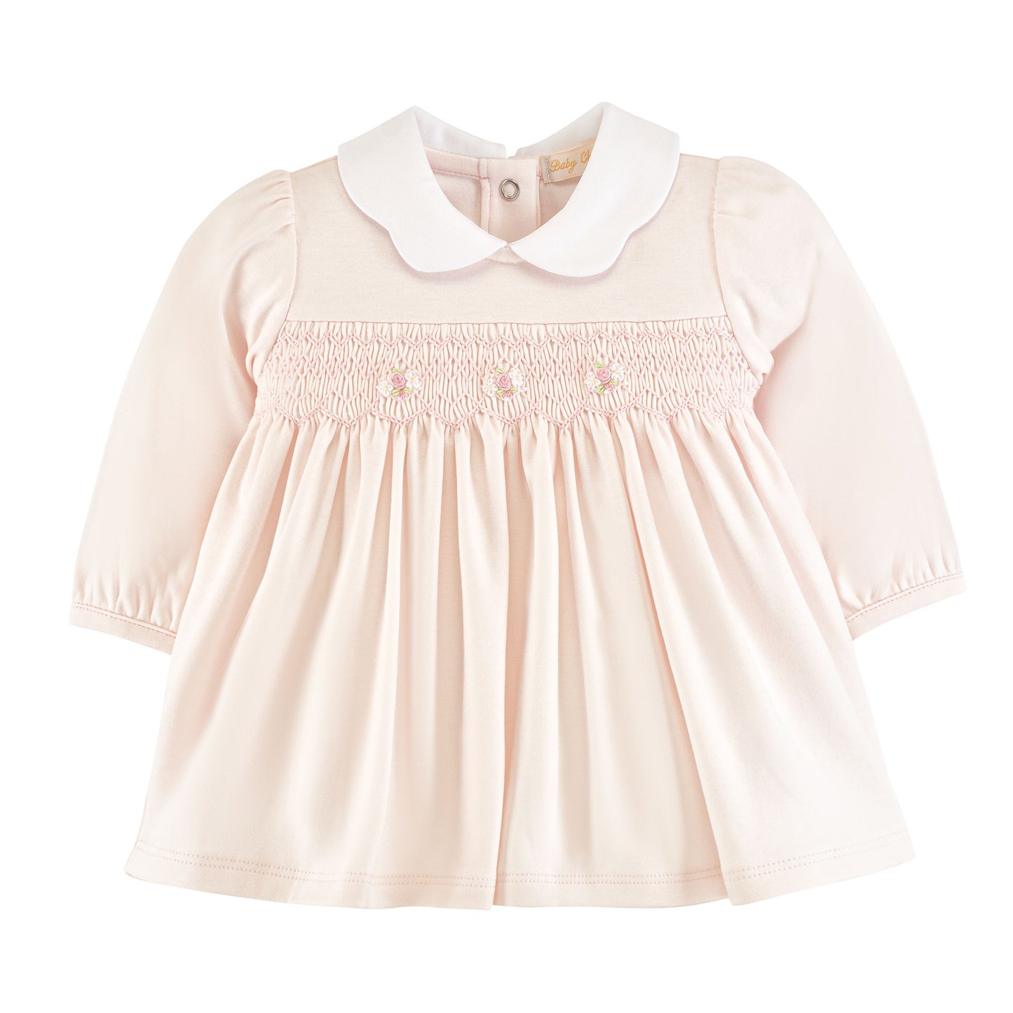 Sweet Roses Smocked Bloomer Set