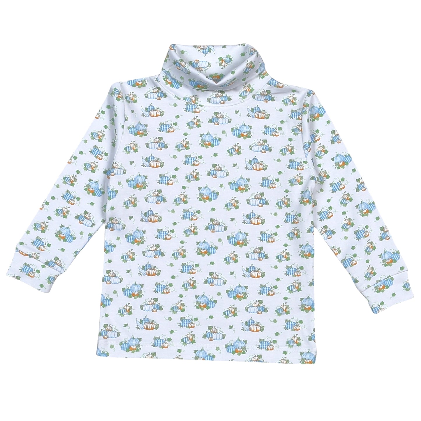 Pumpkin Pima Turtleneck