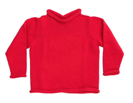 Red Rollneck Sweater