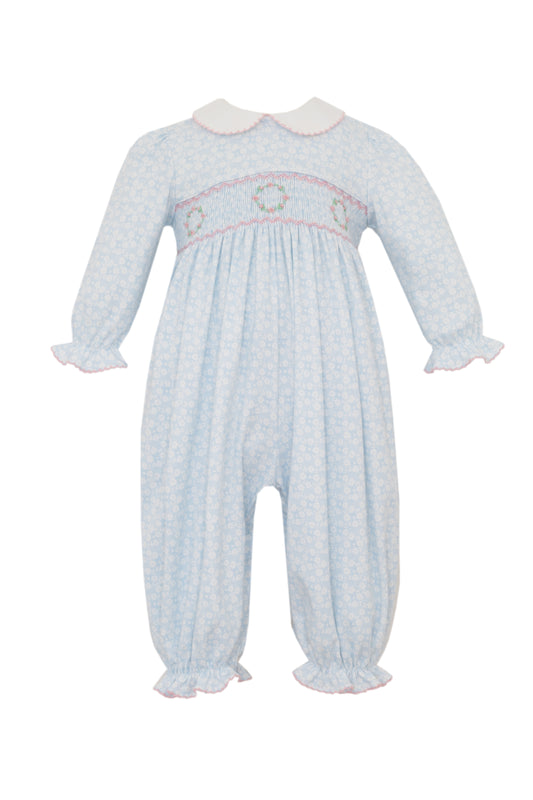 Pauline Long Floral Romper