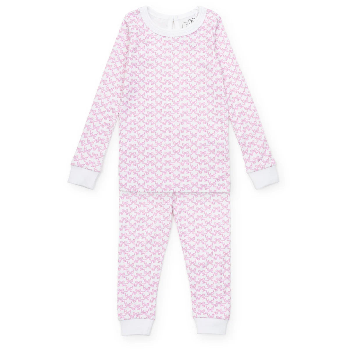 Ava Girls' Pajama Set- Pretty Pink Bows