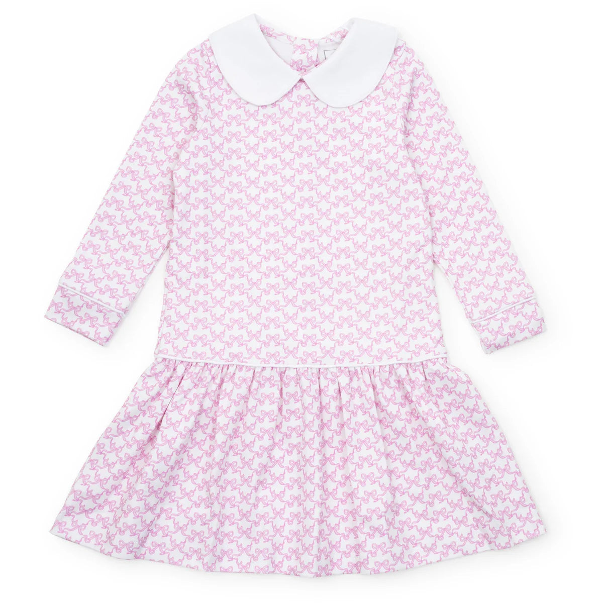 Lillian Girls' Dress- Pretty Pink Bows
