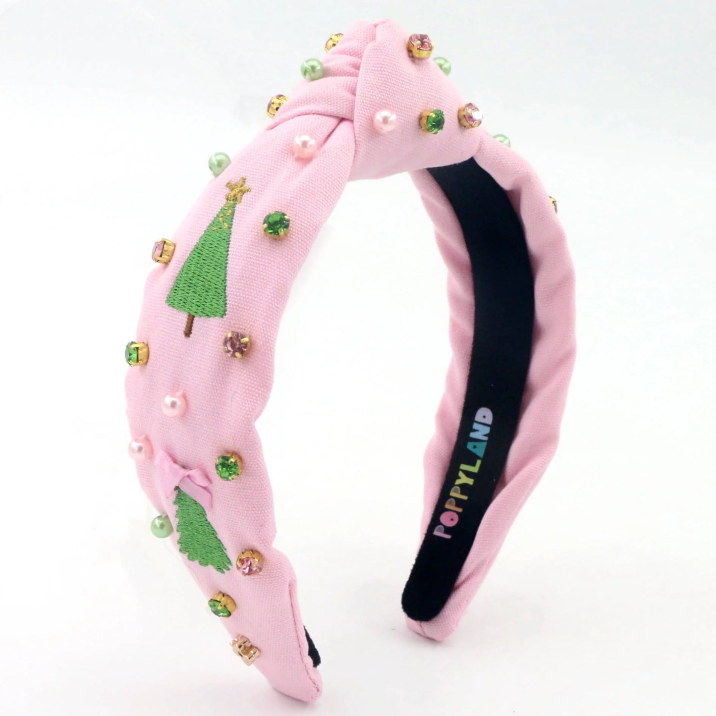 Christmas Tree Embellished Headband