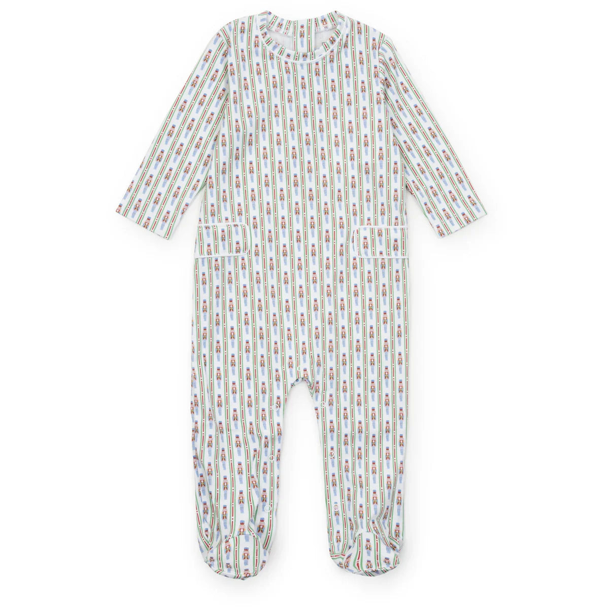 Preston Boy Romper- Nutcracker Stripe