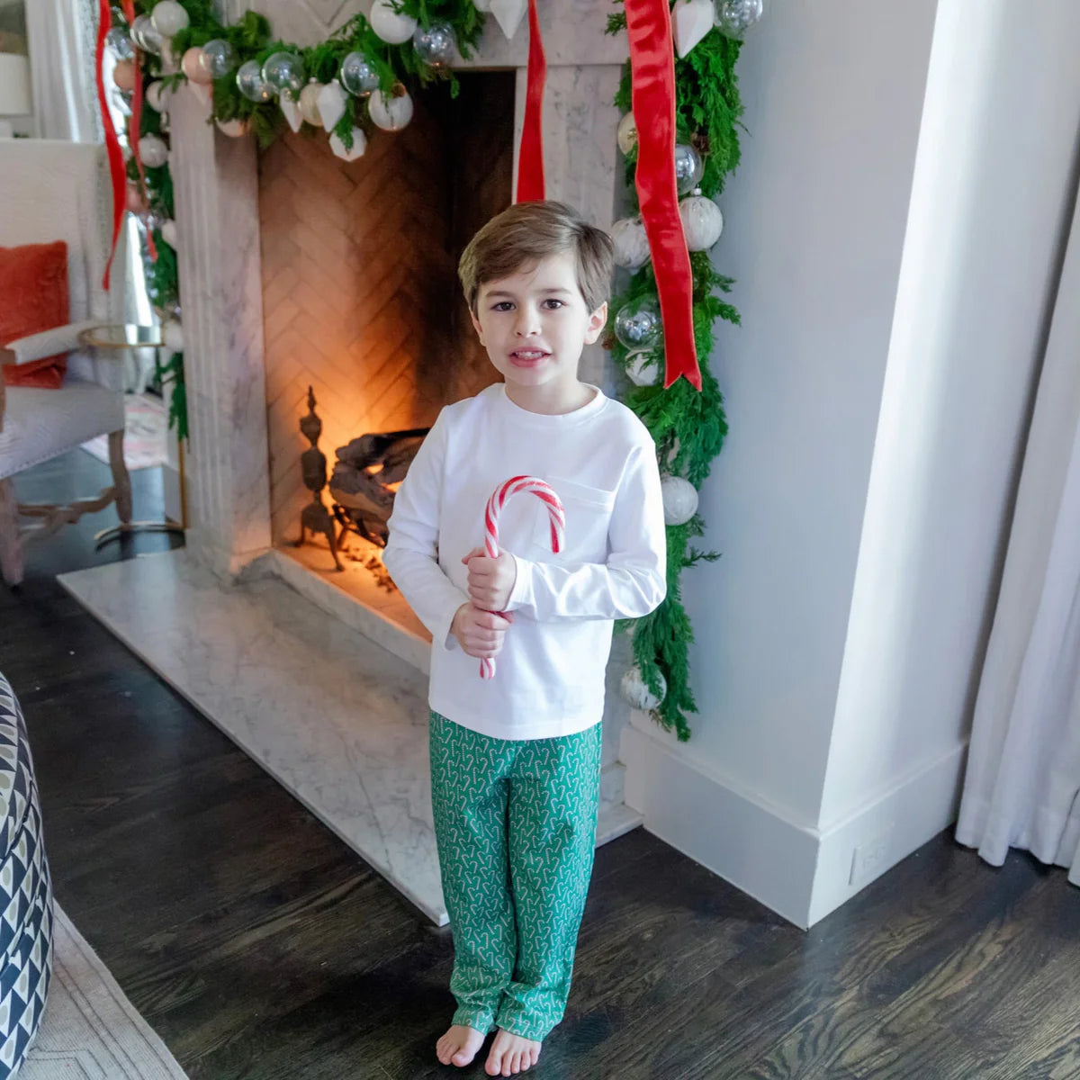 Beckett Boys Lounge Pants- Candy Cane Lane