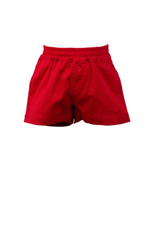 The Proper Peony Spencer Short- Red