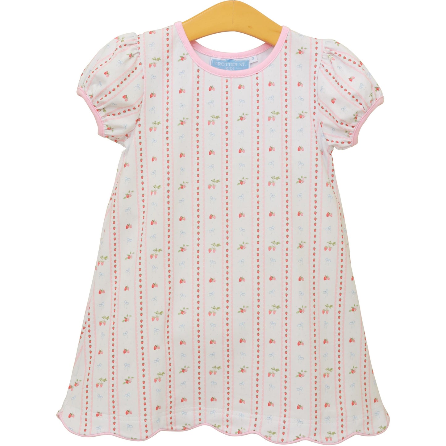 Berry Sweet Scalloped Play Dress