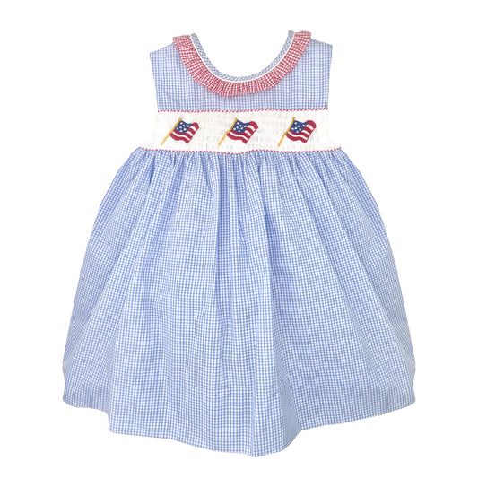Patriotic Smocked Dress