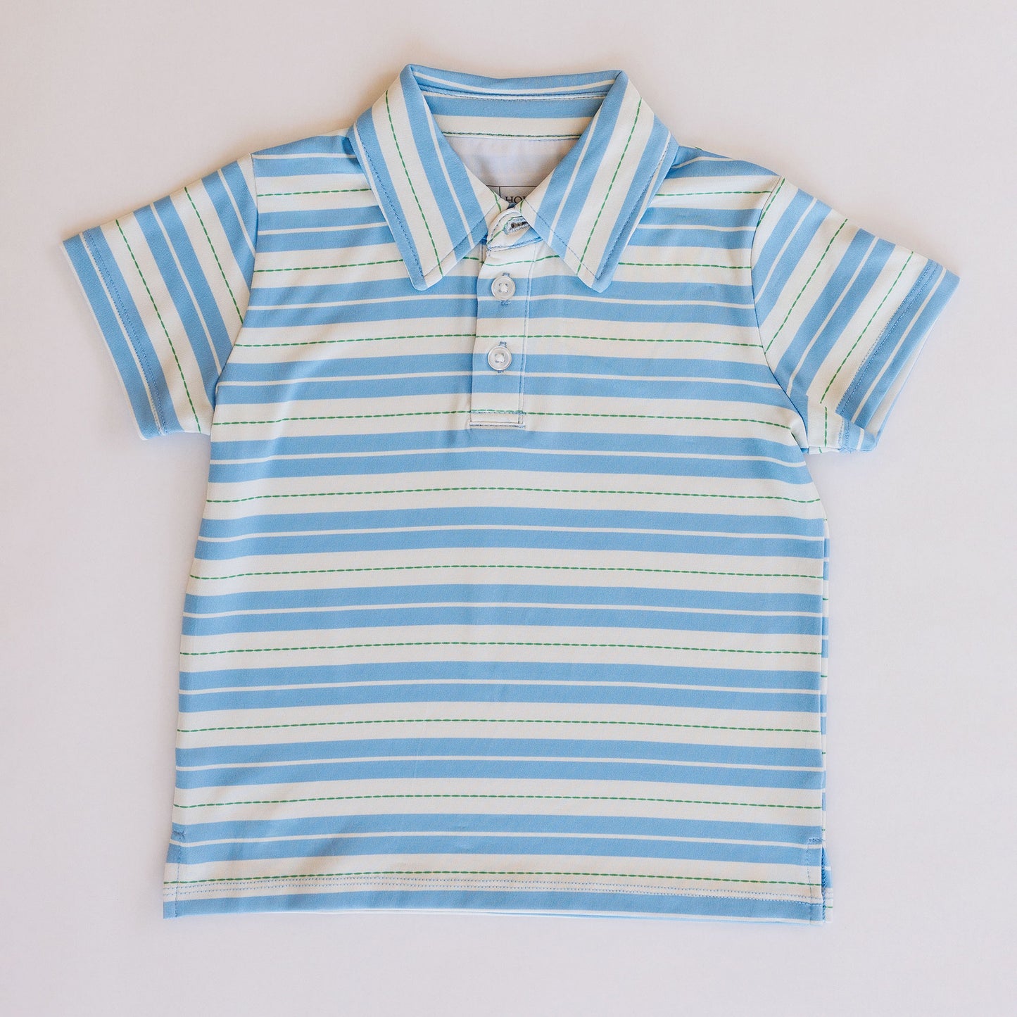 Kyle Polo- Blue and Green Stripe