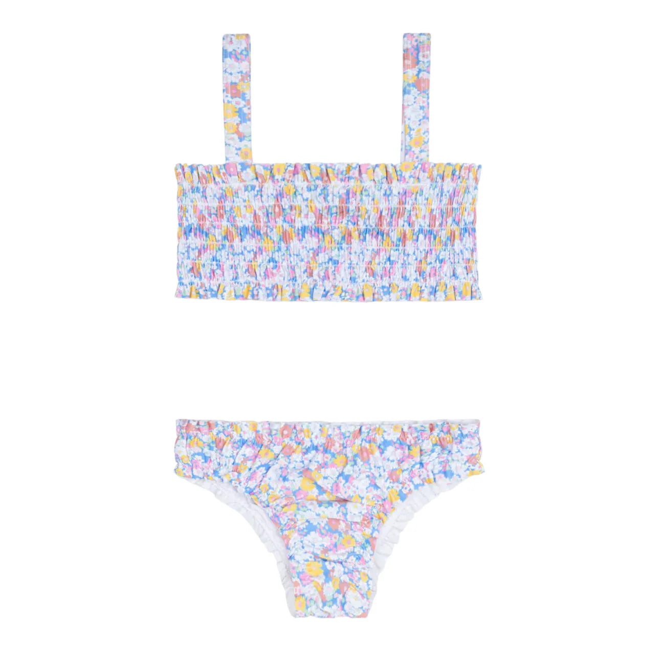 Girls Jasmine Blossom Smocked Bikini