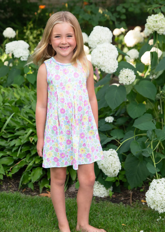 Penny Pleat Dress- Blossom and Blooms