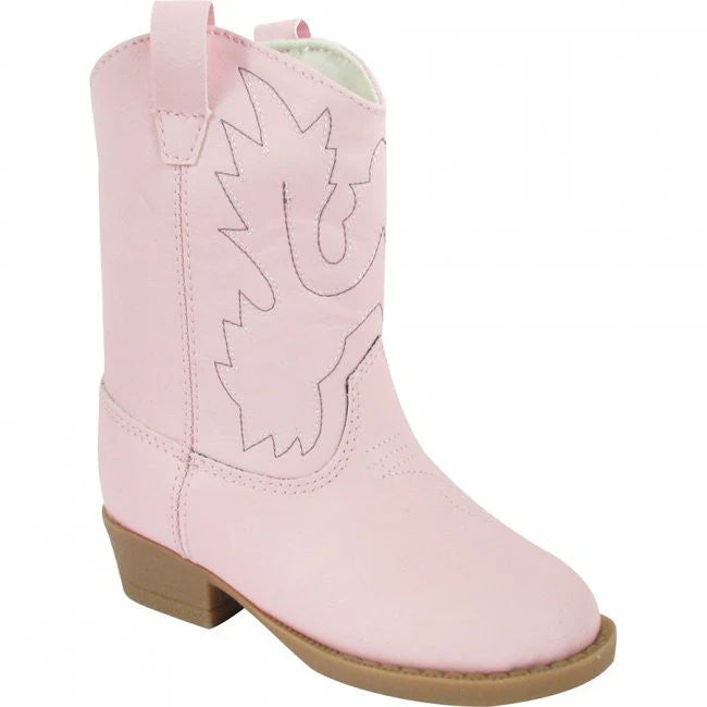 Baby Deer- Pink Cowboy Boots