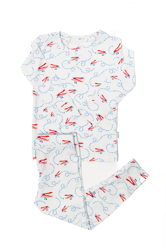 Airplane Bamboo Pajama Set