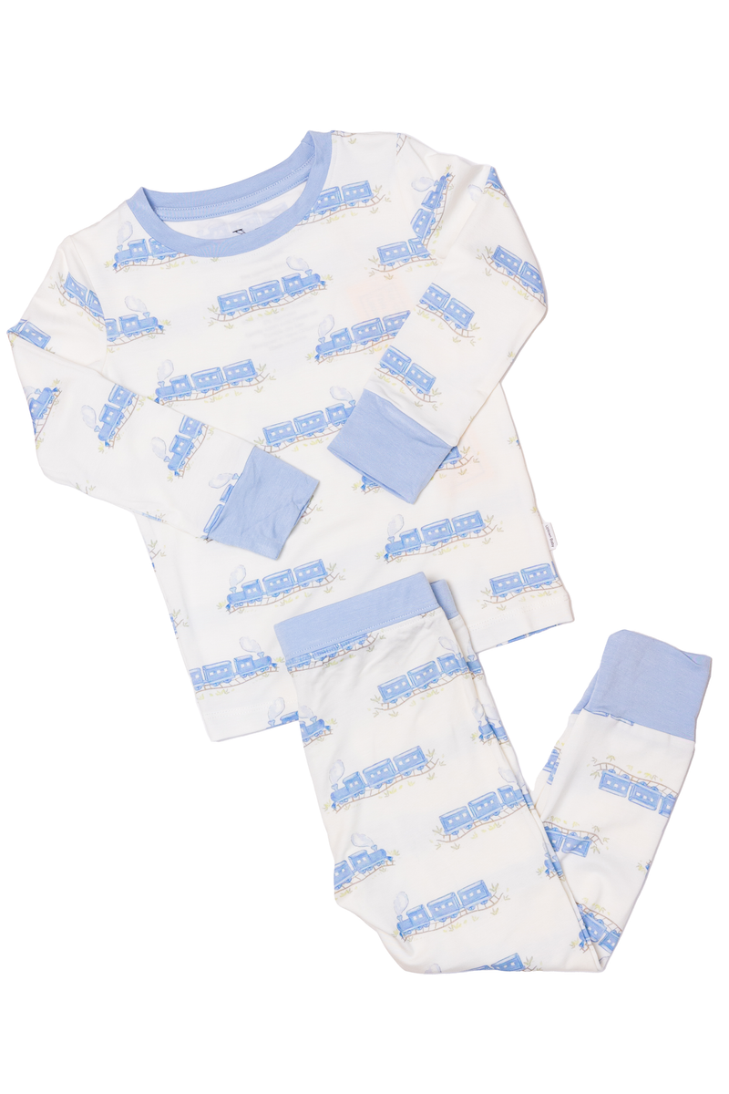 Train Bamboo Pajama Set