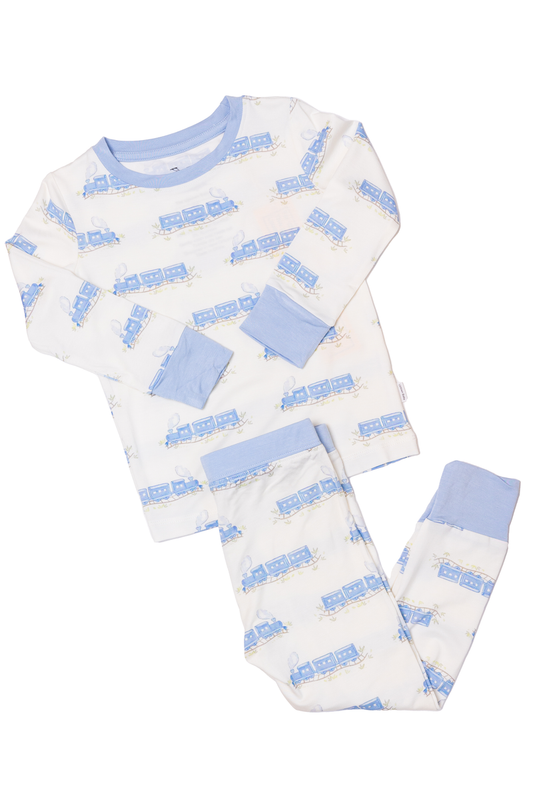 Train Bamboo Pajama Set