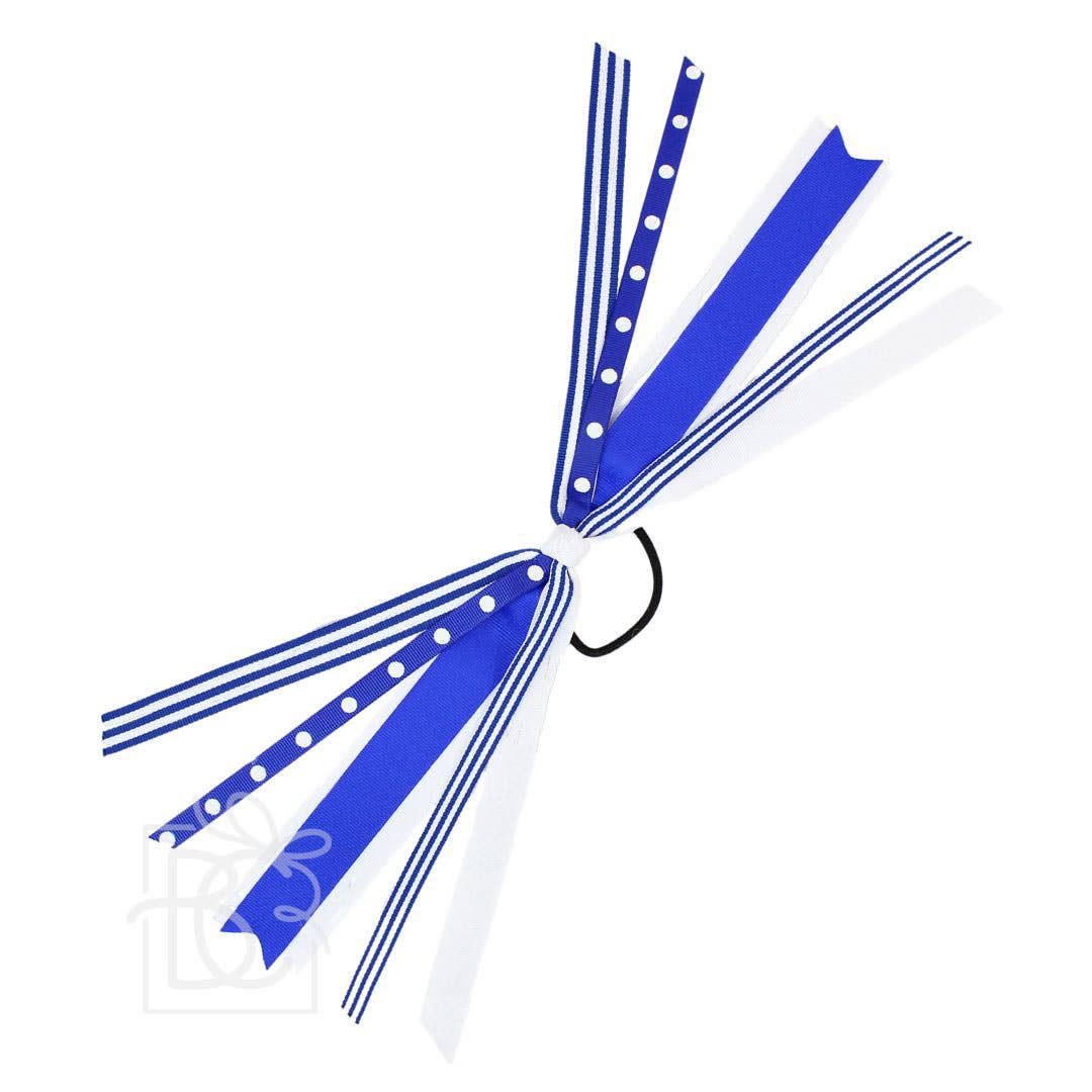 Streamer 7" Long on Pony-O (Electric Blue & White)