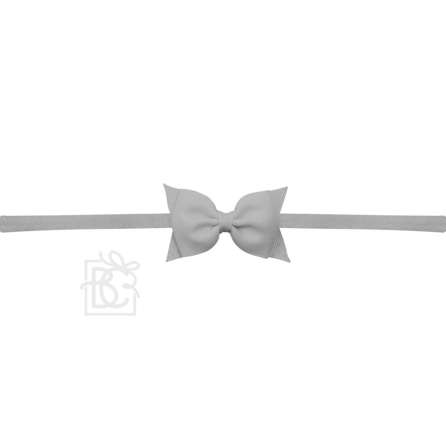 1/4" PANTYHOSE HEADBAND W/ 2.5" FLAT SOPHIA BOW