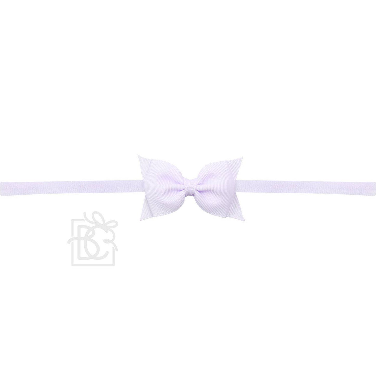 1/4" PANTYHOSE HEADBAND W/ 2.5" FLAT SOPHIA BOW