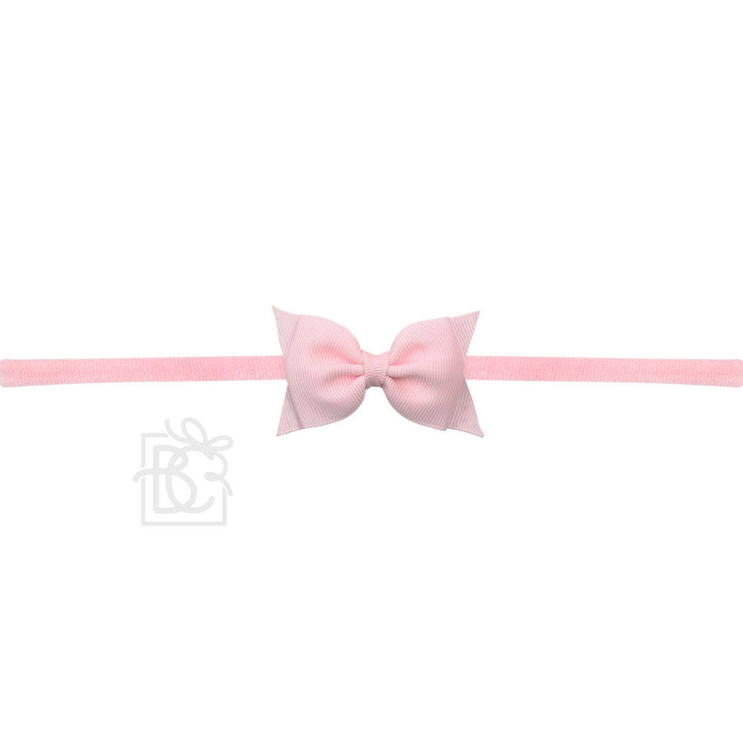 1/4" PANTYHOSE HEADBAND W/ 2.5" FLAT SOPHIA BOW