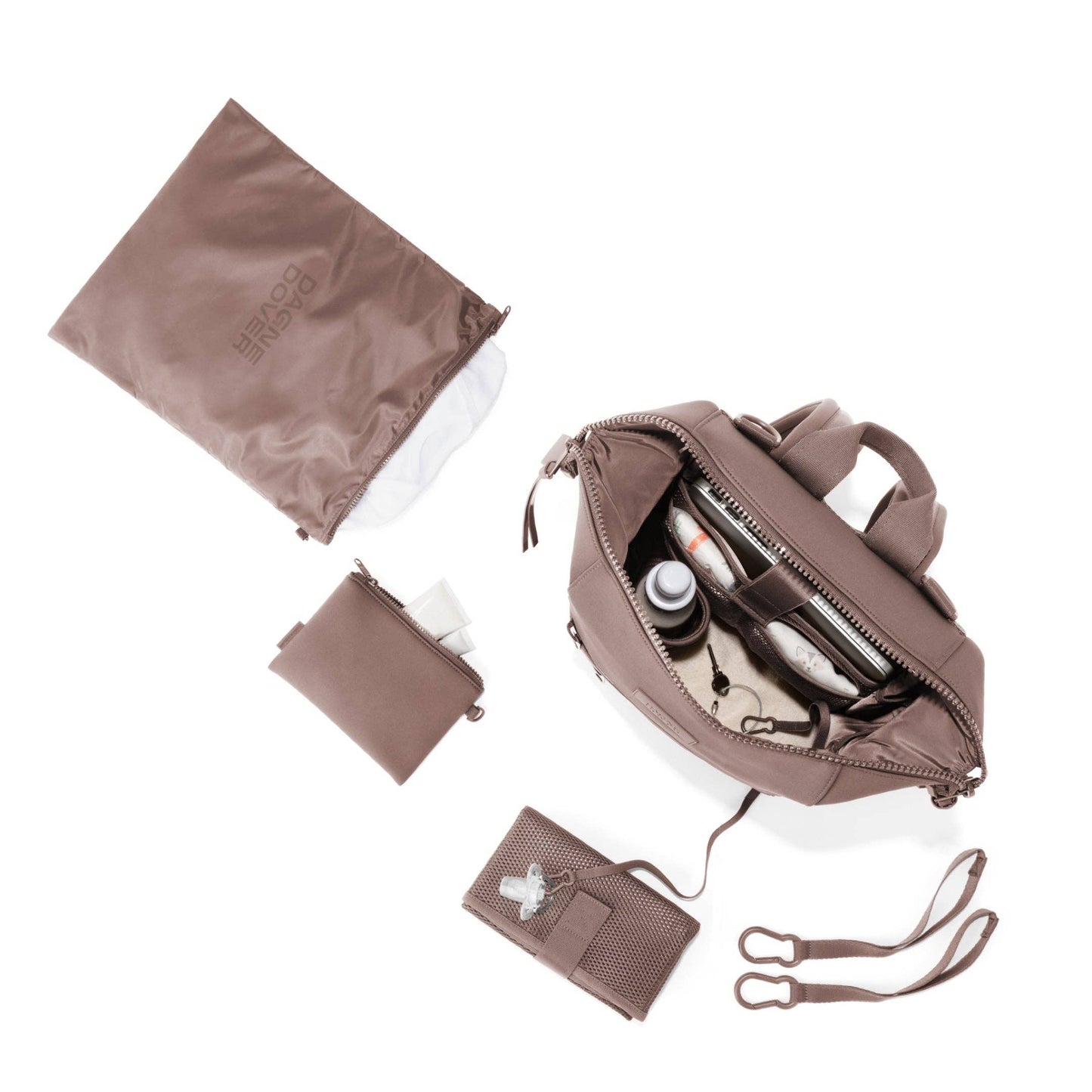 Indi Diaper Backpack in Dune, Medium