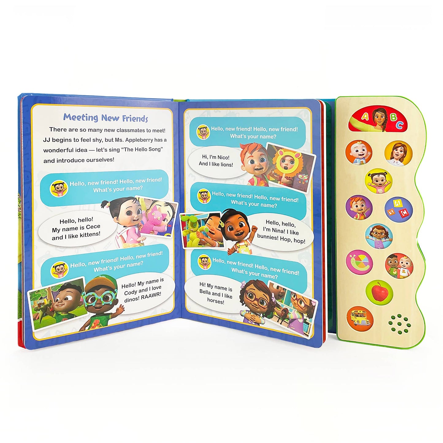 CoComelon JJ Goes to School Interactive Sound Book