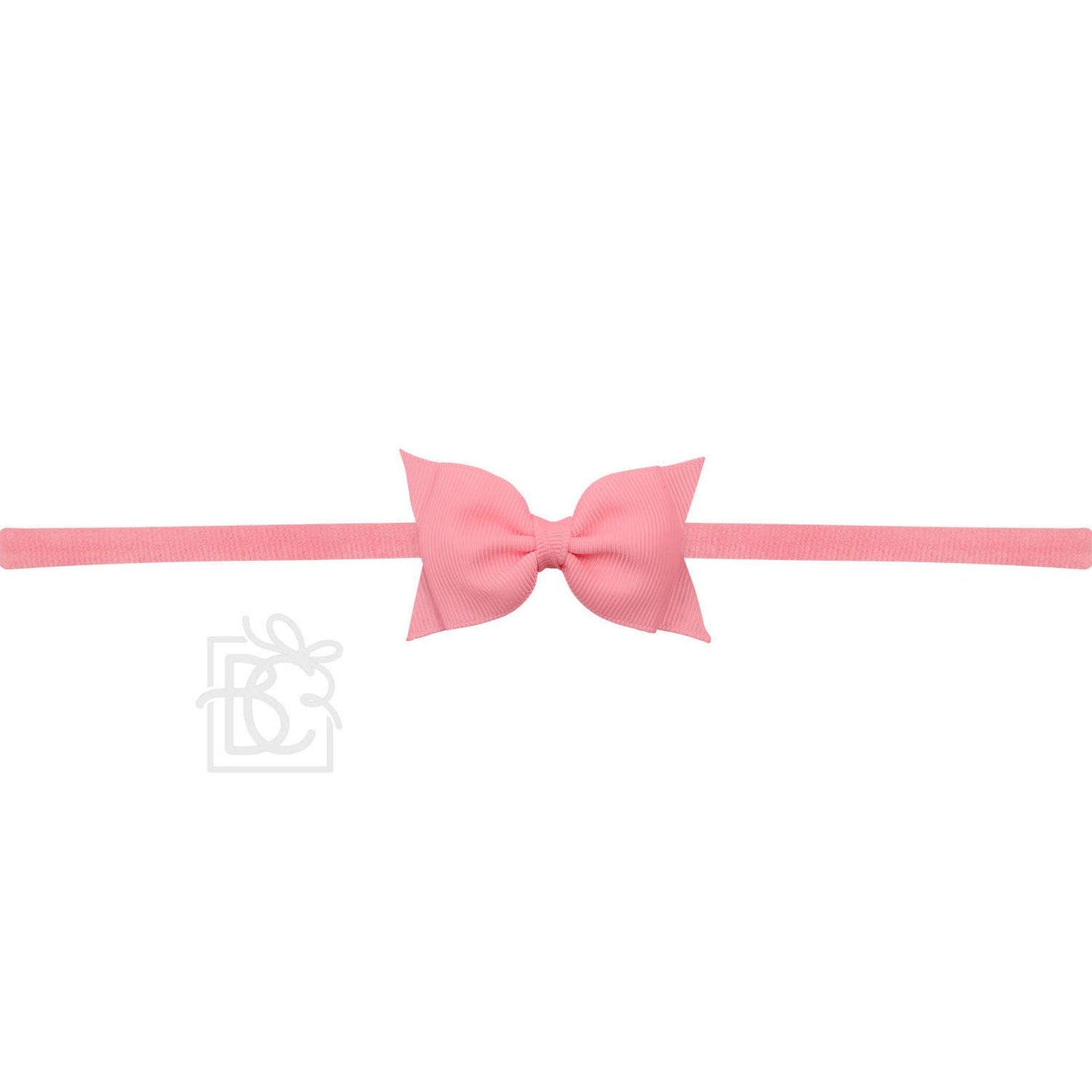 1/4" PANTYHOSE HEADBAND W/ 2.5" FLAT SOPHIA BOW