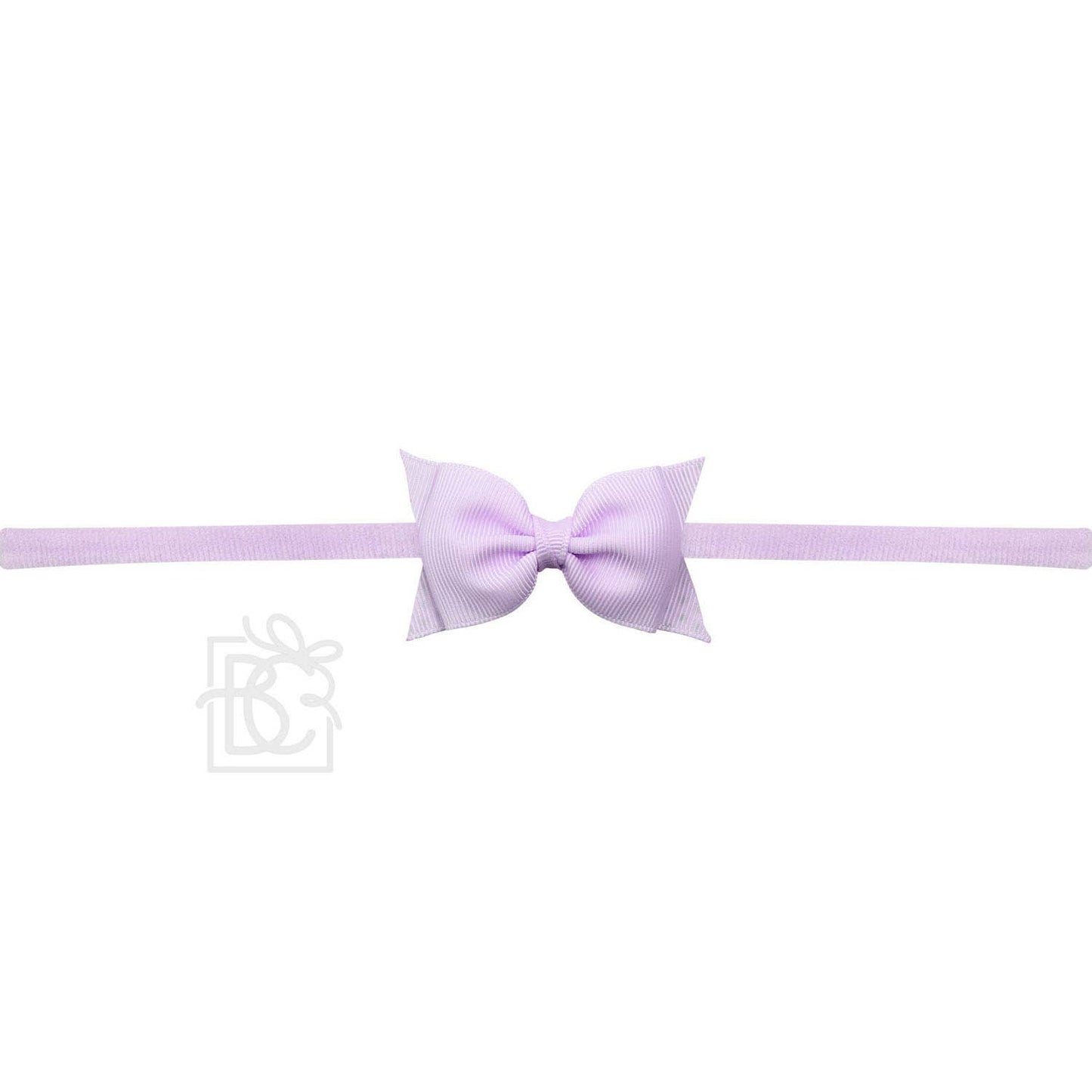 1/4" PANTYHOSE HEADBAND W/ 2.5" FLAT SOPHIA BOW