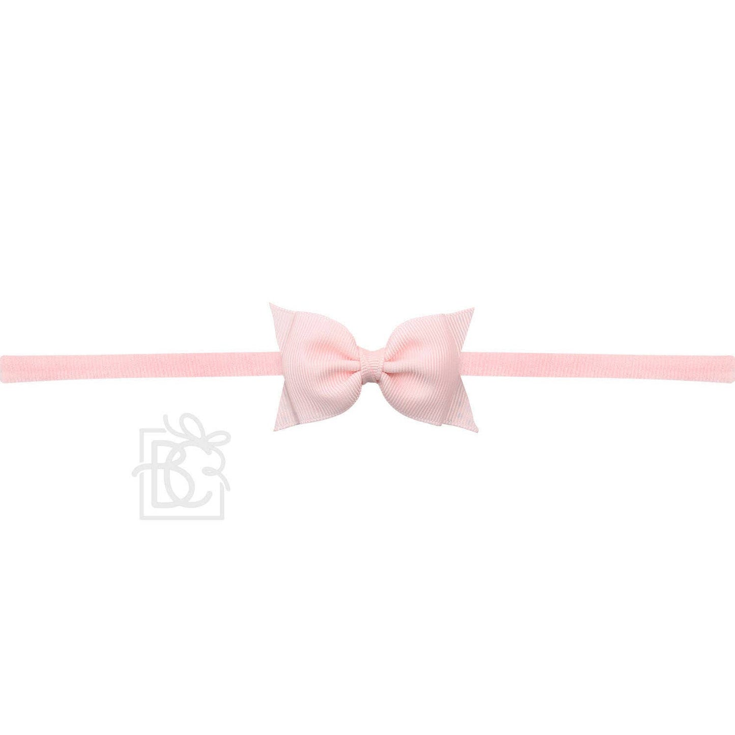 1/4" PANTYHOSE HEADBAND W/ 2.5" FLAT SOPHIA BOW