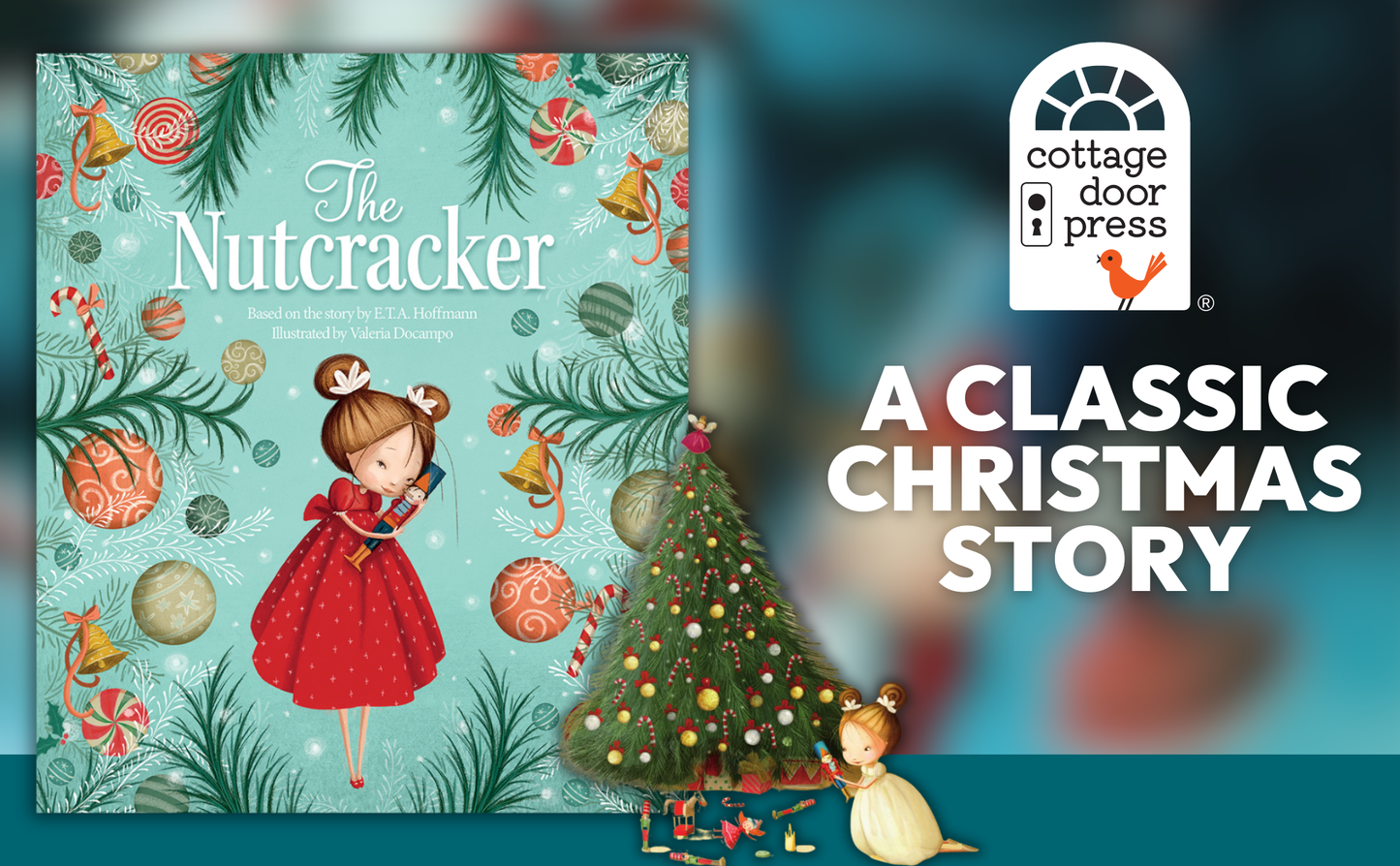 Nutcracker Large Hardcover Classic Christmas Picture Book